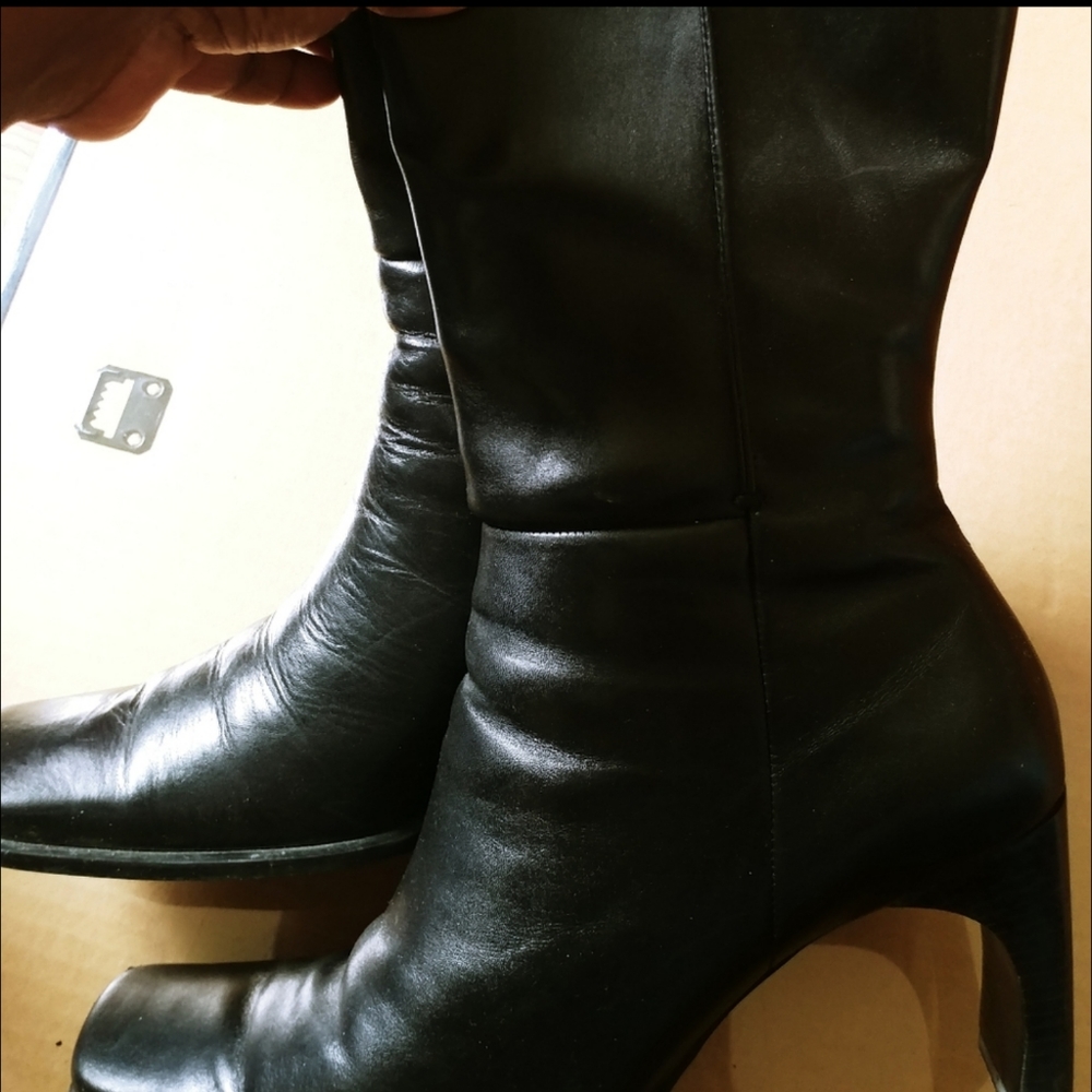 Enzo Angiolini Midcalf Leather Boots